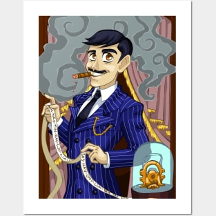 Gomez Addams Posters and Art